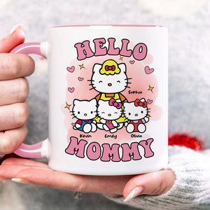 Personalized Gifts For Mom Coffee Mug Hello Mommy 03KADT040324 - Coffee Mugs - GoDuckee