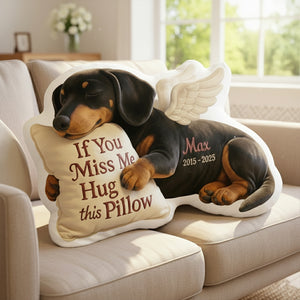 Dog Memorial Custom Shaped Pillow - Custom Photo Gifts For Dog Lover 04TGLU081125 - Pillow - GoDuckee