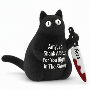 Personalized Funny Gifts For Bestie Black Cat Pillow 01natn191125 - Pillow - GoDuckee