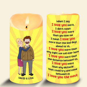 Personalized Gifts For Couple LED Candle 03TOMH251224HG - Led Candle - GoDuckee