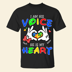 Personalized Gifts For Autism Mom Shirt He Is My Heart 02OHDT030325 - Shirts - GoDuckee
