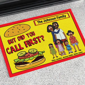 Personalized Gifts For Family Doormat Cartoon Family 01ACDT120225HG - Doormat - GoDuckee