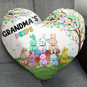 Personalized Gifts For Grandma Custom Shape Pillow Grandma Bunny - Pillow - GoDuckee