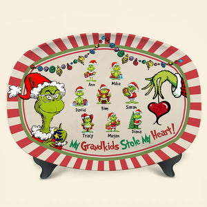 Personalized Gifts For Grandma Resin Plate 02ACDT270924 - Plates - GoDuckee