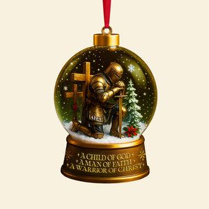 Warrior Ornament - Personalized Gifts For Christian 03tota190825 - Ornament - GoDuckee