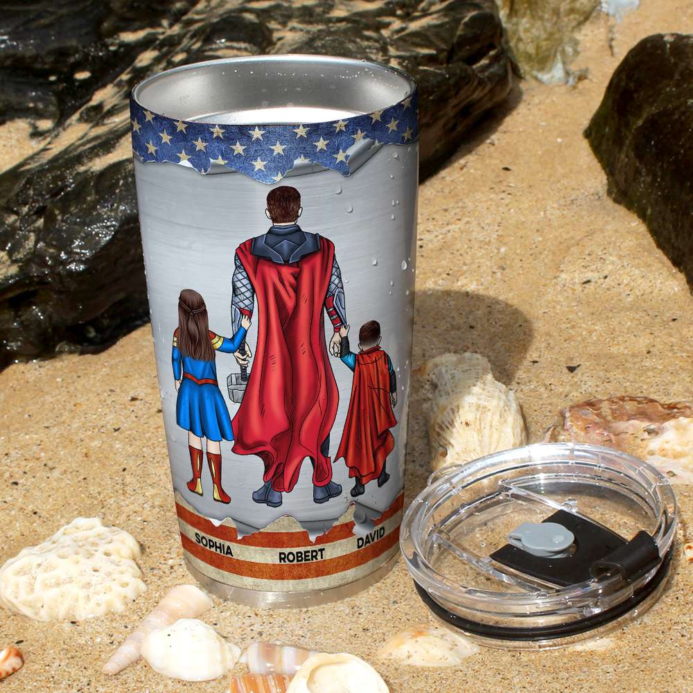 Dad 05dnqn180423tm-2 Personalized Father's Day Tumbler - Tumbler Cup - GoDuckee