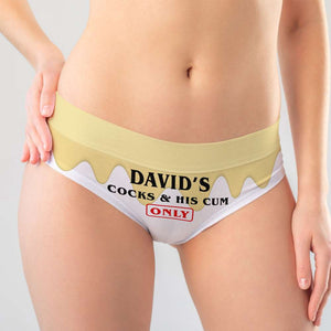 Personalized Gifts For Couple Women's Briefs His Cum Only - Boxers & Briefs - GoDuckee