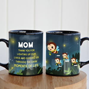 Personalized Gifts For Mom Coffee Mug Mom Thank You For Lighting Up Our Lives - Coffee Mugs - GoDuckee