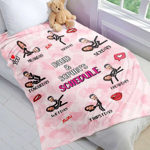 Personalized Custom Photo Gifts For Couple Blanket Naughty Couple 04TOMH181224 - Blanket - GoDuckee