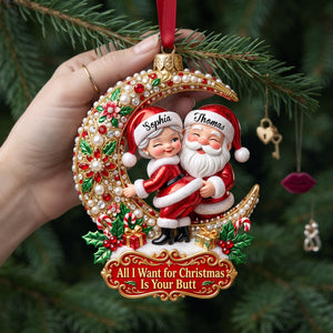 Naughty Couple Acrylic Ornament - Personalized Gifts For Couple 01pglu201026 - Ornament - GoDuckee
