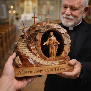Jesus Easter Day Acrylic Plaque - Gifts For Jesus Lovers 03ohlu060326 - Shaped Plaques - GoDuckee