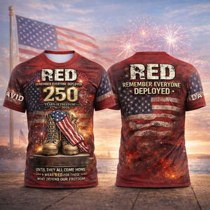 250 Years of Freedom Anniversary 3D Shirt - Personalized Gift For Patriots 03HULU270226 - AOP Products - GoDuckee
