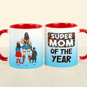 Personalized Gifts For Mom Coffee Mug Super Mom Of The Year 02ohpu270324pa - Coffee Mugs - GoDuckee