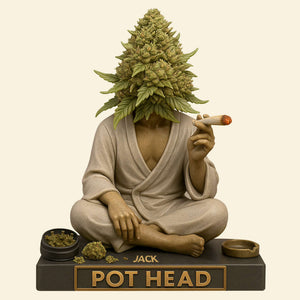 Pot Human Head Acrylic Plaque Personalized Gifts For Stoners 01TOTN040625 - Shaped Plaques - GoDuckee