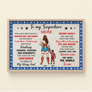 Personalized Gifts For Mom Canvas Print 03napu160324pa Mother's Day - Canvas Print - GoDuckee