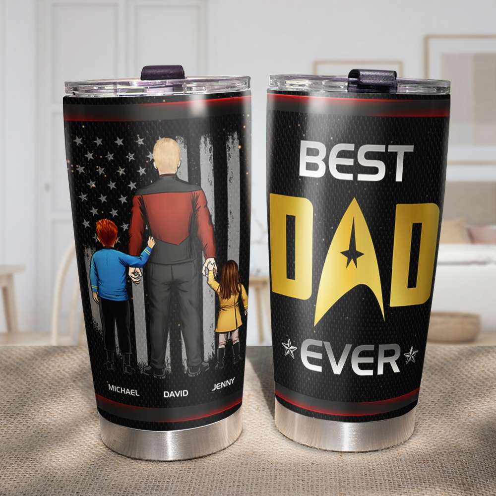 Best Dad In The Galaxy Personalized Tumbler Cup, Gift For Father's Day-1OHHN160523 - Tumbler Cup - GoDuckee