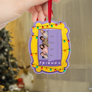 Custom Photo Gift For Friends Christmas Acrylic Ornament 01OHPU270924 - Ornament - GoDuckee