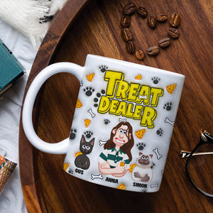 Personalized Gifts For Mom Coffee Mug Treat Dealer 01XQLU040325PA - Coffee Mug - GoDuckee