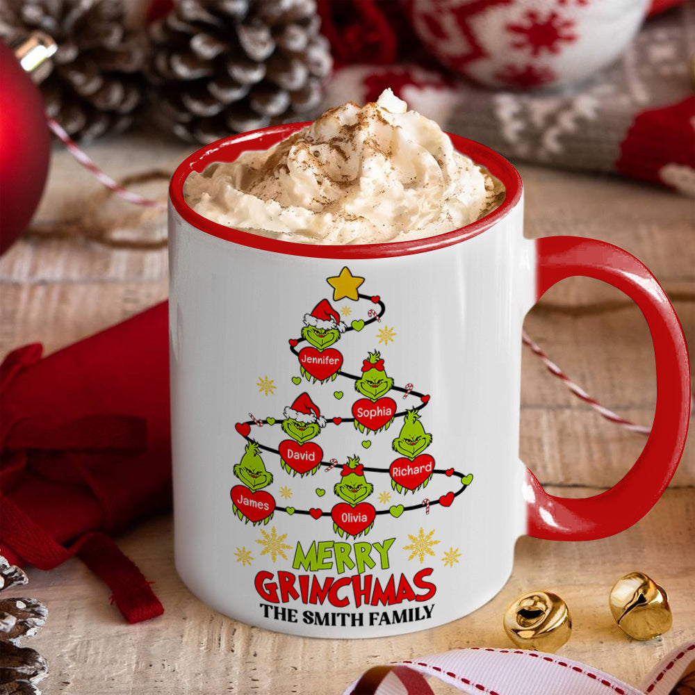 Personalized Christmas Family Mug