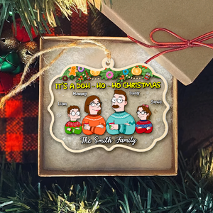 Personalized Gifts For Family Christmas Ornament 01TOPU241024HG - Ornament - GoDuckee