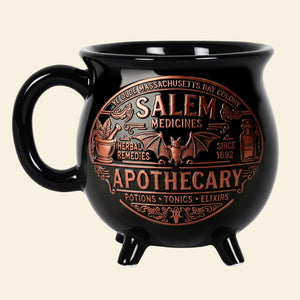 Witch Apothecary Cauldron Mug, Personalized Gifts For Witch Lovers 01qhtn210825 - Cauldron Mug - GoDuckee