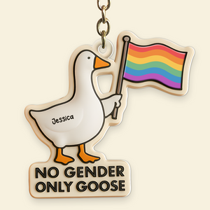 LGBT Goose Keychain - Personalized Gifts For LGBT 03hupu130525 - Keychains - GoDuckee
