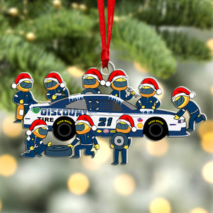 Personalized Gifts For Racing Team Christmas Ornament 03qhqn250924 - Ornament - GoDuckee