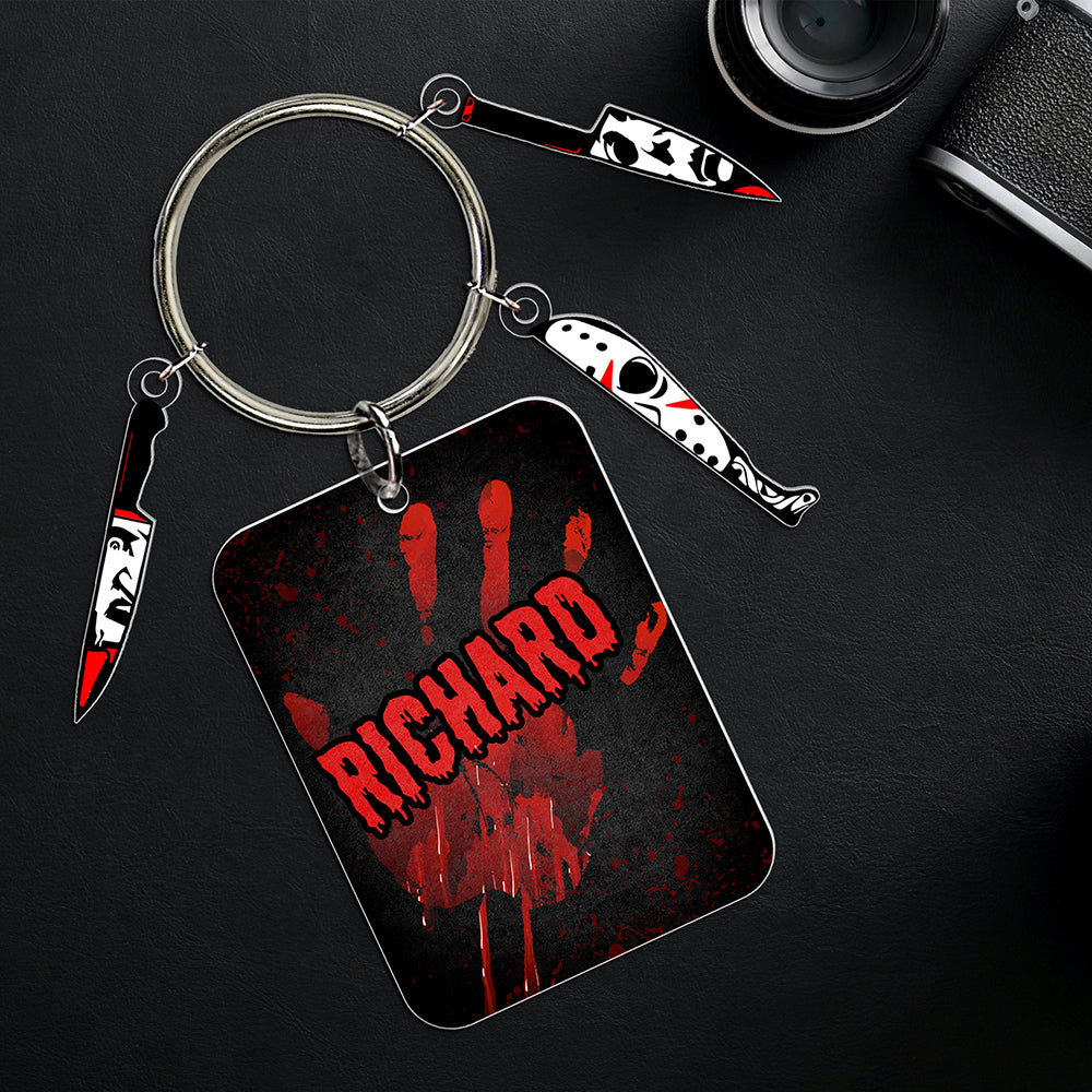 Personalized Gifts For Horror Movie Fan Keychain 06naqn060824 - Keychains - GoDuckee