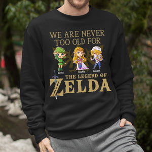 Game We Are Never Too Old 021acqn120623 Personalized Shirt - Shirts - GoDuckee