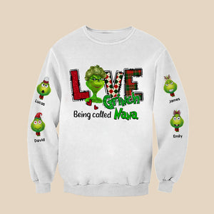 Love Being Call Nana, Personalized Family Shirt, 3D AOP Shirt 3DAP-04OHTN160923 - AOP Products - GoDuckee