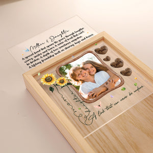 Custom Photo Gifts For Mom Light Frame Mom And Daughters Their Hearts As One Mother's Day Gifts - Canvas Print - GoDuckee