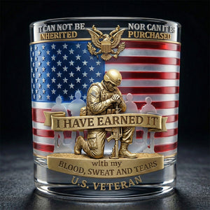 I've Earned It Decanter Set - Personalized Gifts For Veterans 01patn280226 - Bottle - GoDuckee