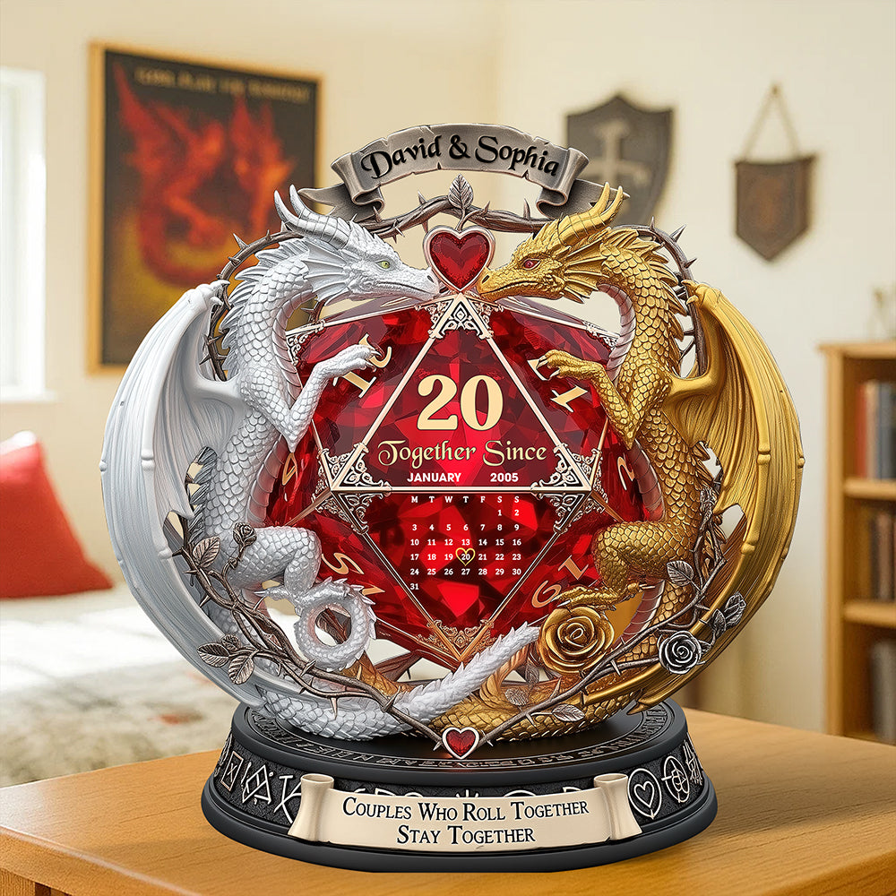 Fantasy Role-playing Game Fan Acrylic Plaque - Personalized Gifts For Couple 04TGQN100725-Homacus