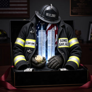Firefighter Memorial Heaven Acrylic Light Box - Personalized Gifts For Memorial 07halu290726 - Light Box - GoDuckee