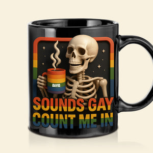 Skeleton LGBT Mug - Personalized Gifts For LGBT 02totn310525 - Coffee Mug - GoDuckee