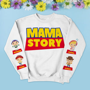 Personalized Gifts For Mom Shirt Mama Story 021KAQN150425 - AOP Products - GoDuckee