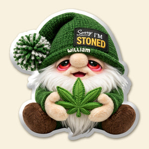 Gnome Stoned Pillow - Personalized Unique Gifts 04TOQN270326 - Pillow - GoDuckee