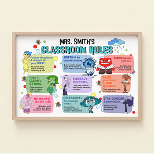 Personalized Gifts For Teacher Poster Classroom Rules 04XQMH070824 - Poster & Canvas - GoDuckee