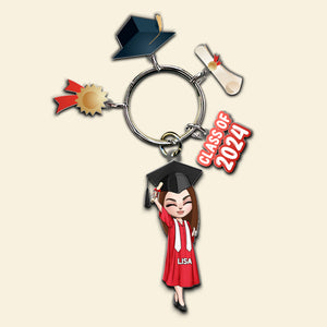 Personalized Gifts For Graduation Keychain 02OHMH140624HH - Keychains - GoDuckee