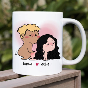 Roses Are Red, Violets Are Blue, Gift For Couple, Personalized Tumbler, Naughty Couple Tumbler, Couple Gift - Coffee Mug - GoDuckee