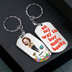 Personalized Gifts For Book Lovers Keychain To Buy More Books - Keychains - GoDuckee