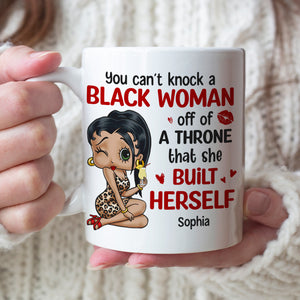Can't Knock A Black Woman Off Personalized Coffee Mug 03HTTN270723HH-01 - Coffee Mug - GoDuckee