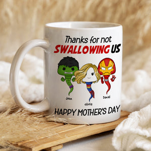 Personalized Gifts For Mom Coffee Mug Not Swallowing Us 02nahn150324 - Coffee Mugs - GoDuckee