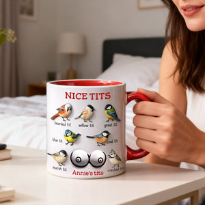 Funny Birds Coffee Accent Mug - Personalized Gift For Her 02NALU291225 - Coffee Mug - GoDuckee
