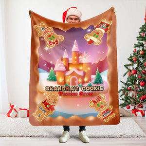 Personalized Gifts For Grandma Christmas Blanket 02TGLU081024 - Blanket - GoDuckee