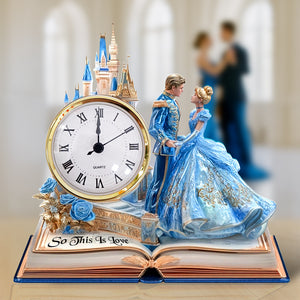 Couple Desk Clock Plaque - Personalized Gifts For Couple 03TGQN240525 - Clock Plaques - GoDuckee