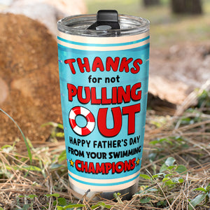 Champions Dad Happy Father's Day, Personalized Tumbler Gift - Tumbler Cup - GoDuckee