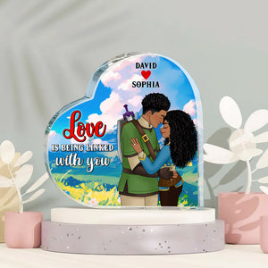 Personalized Gifts For Couple Heart Plaque 01toqn101224hg - Shaped Plaques - GoDuckee