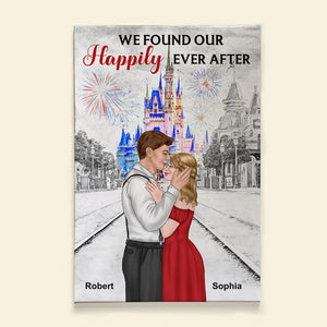 We Found Our Happily Ever After -Personalized Canvas Print-Gift For Him/ Gift For Her- Couple Canvas Print-06naqn110823tm - Poster & Canvas - GoDuckee