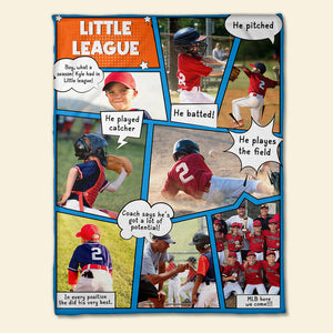 Baseball Pro Kids, Personalized Blanket, Gifts For Baseball Player 02QHPU301123 - Blanket - GoDuckee